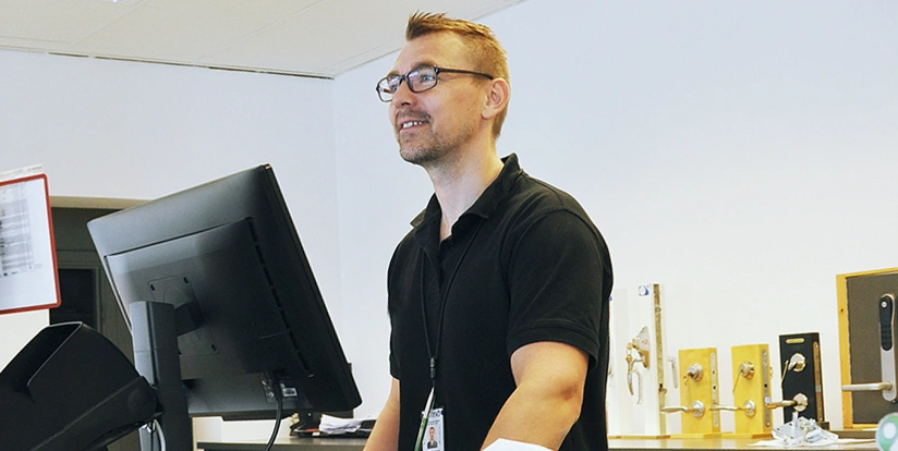 Byggbeslag butik-kunddisk lås och säkerhet