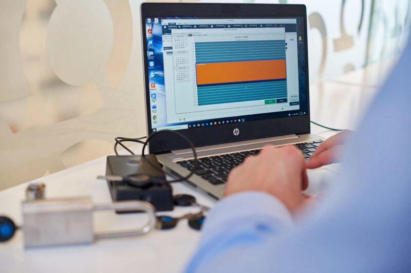 iLOC S5 padlock-programmering