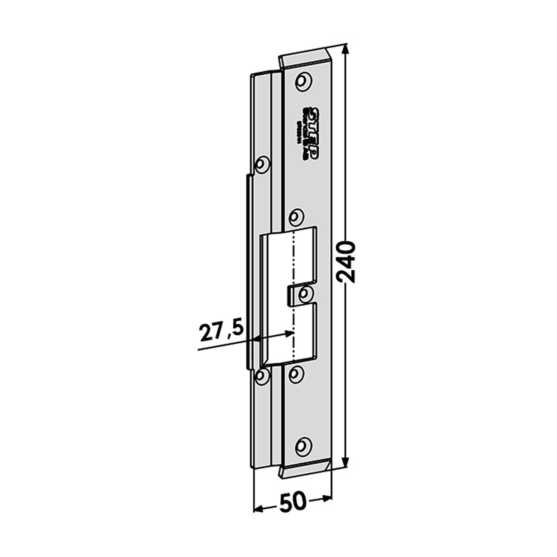 MONTERINGSSTOPLE STEP ST9551 SAPA