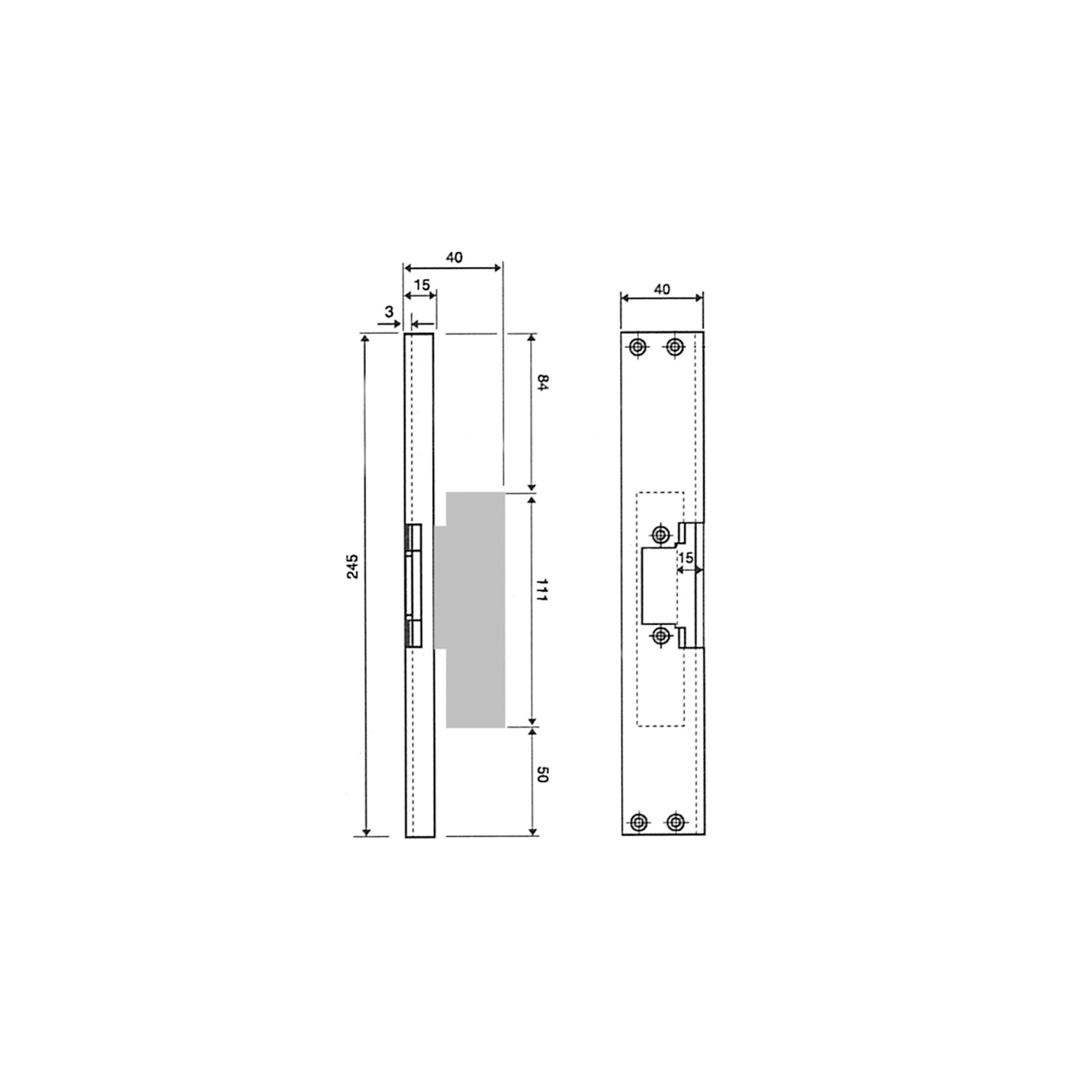 MONTERINGSSTOLPE ASSA 732